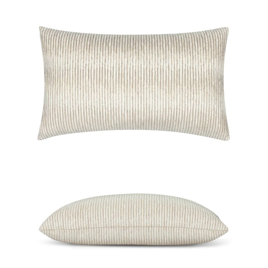 progress sand lumbar pillow studio photo with inset of side pillow view 