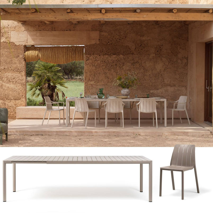 8 piece set shown on Garden Terrace