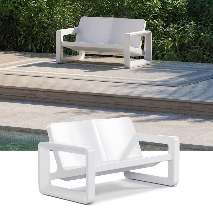 Deck Loveseat White