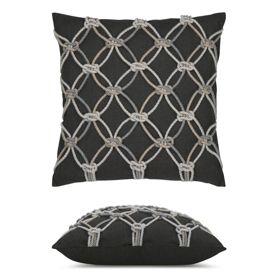Carbon Rope Square Pillow