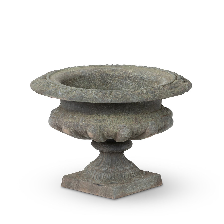Weathered Cast Iron Urn