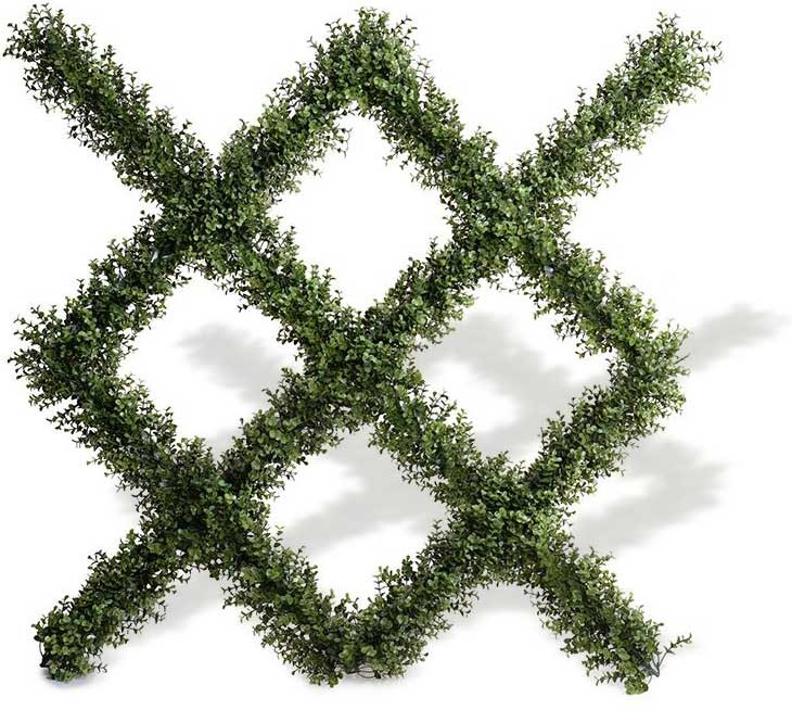 Single Artificial Boxwood Panel 42" x 42"