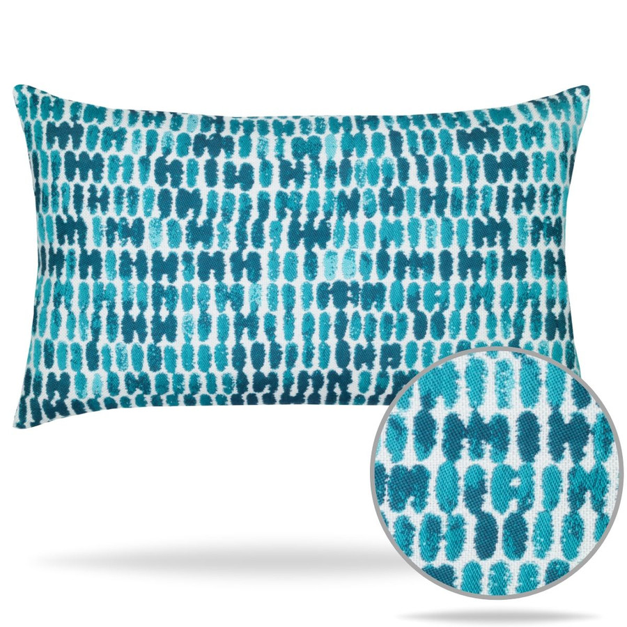 Thumbprint Aruba Lumbar Pillow