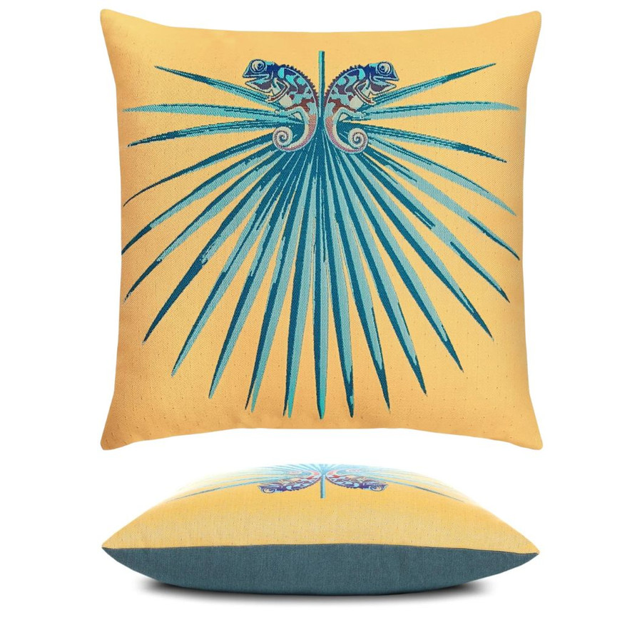 Chameleon Lagoon Pillow