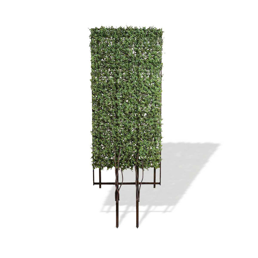 Enduraleaf Artificial Boxwood on Wood Trellis