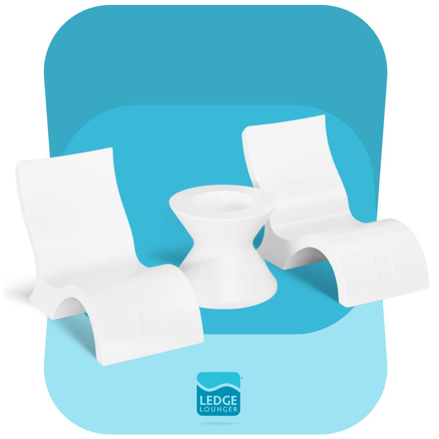 Low Back Chair Bundle for Tanning Ledge