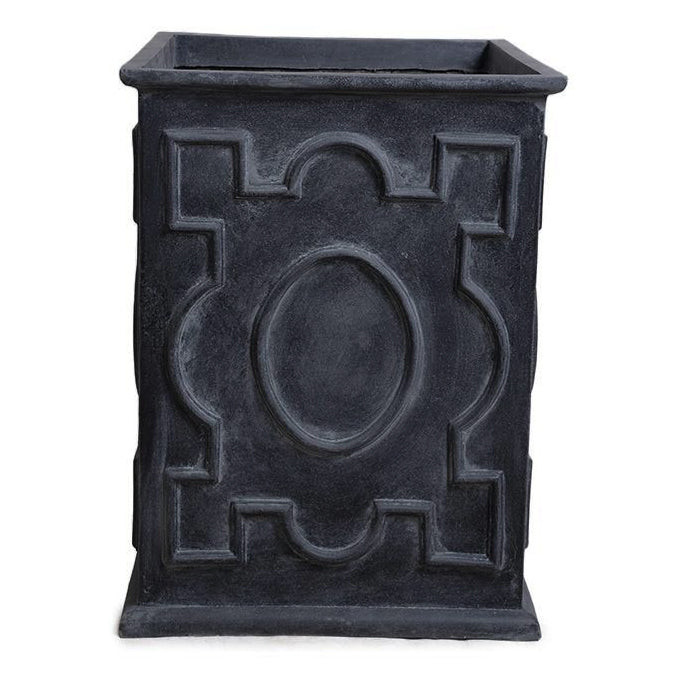 Large Geometric dark gray Planter