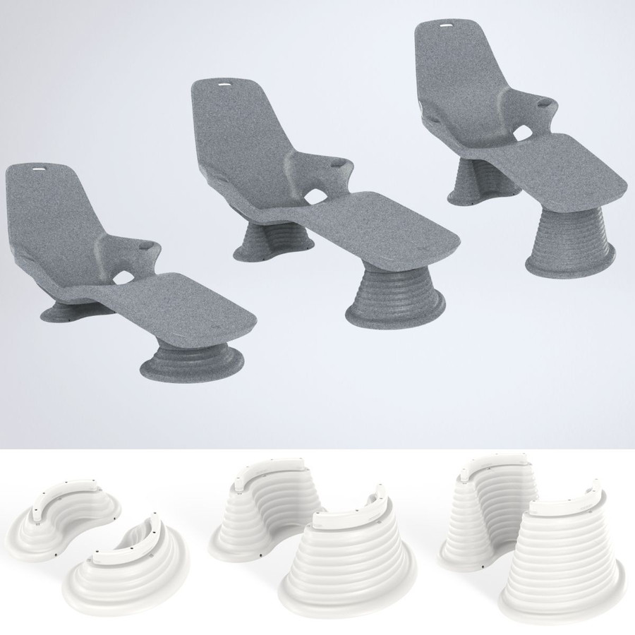 3 Riser Sizes to elevate the Tenjam Shayz Lounger