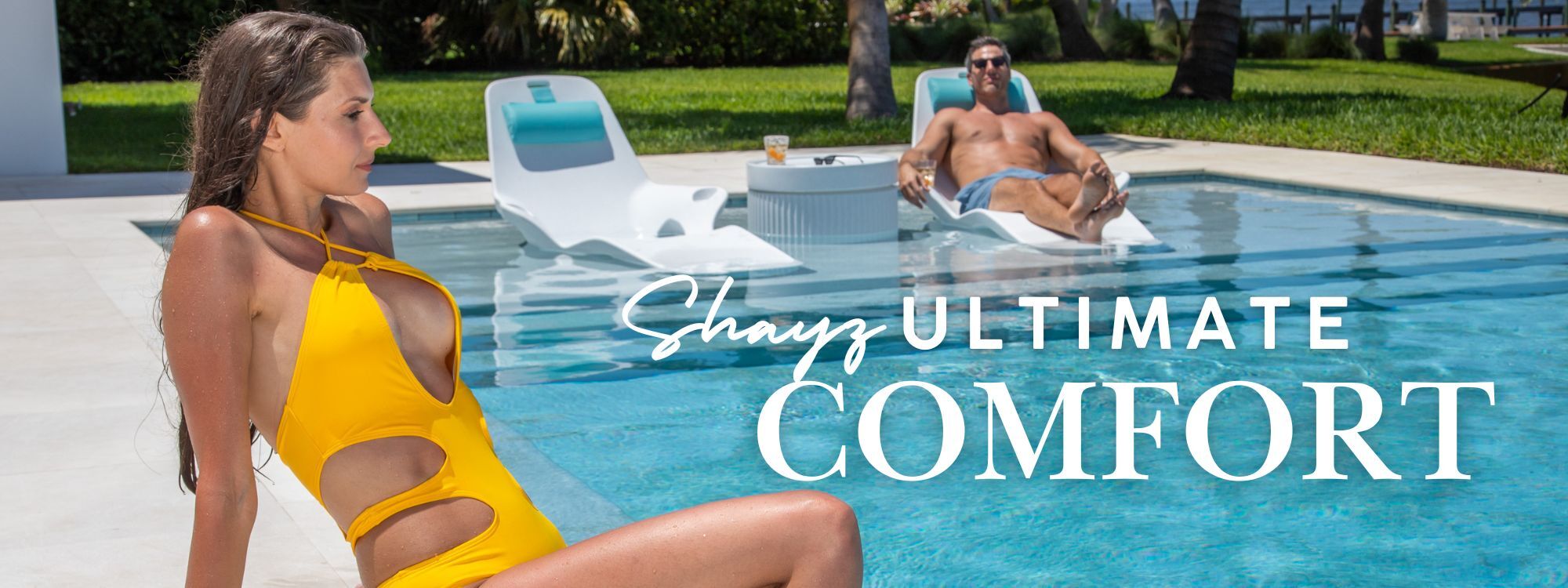 Tenjam Shayz in-pool tanning ledge lounger – ultimate comfort for pool lounging