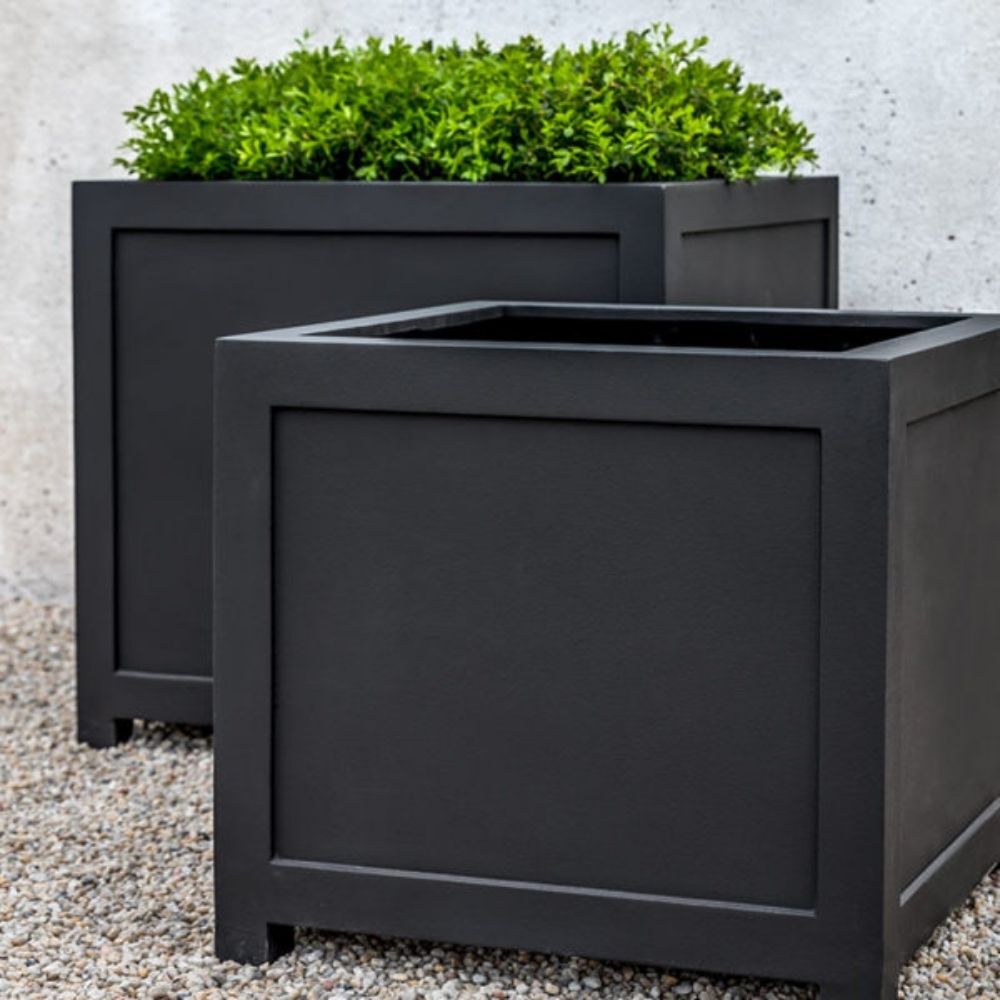 wrought iron plant pots Fleur de Lys Herb Pots with Base