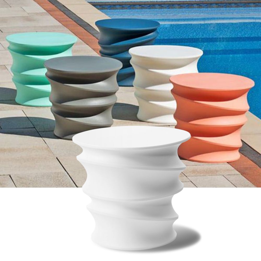 Swizzle Side Table by TONIK | Sculptural Pool & Outdoor Table