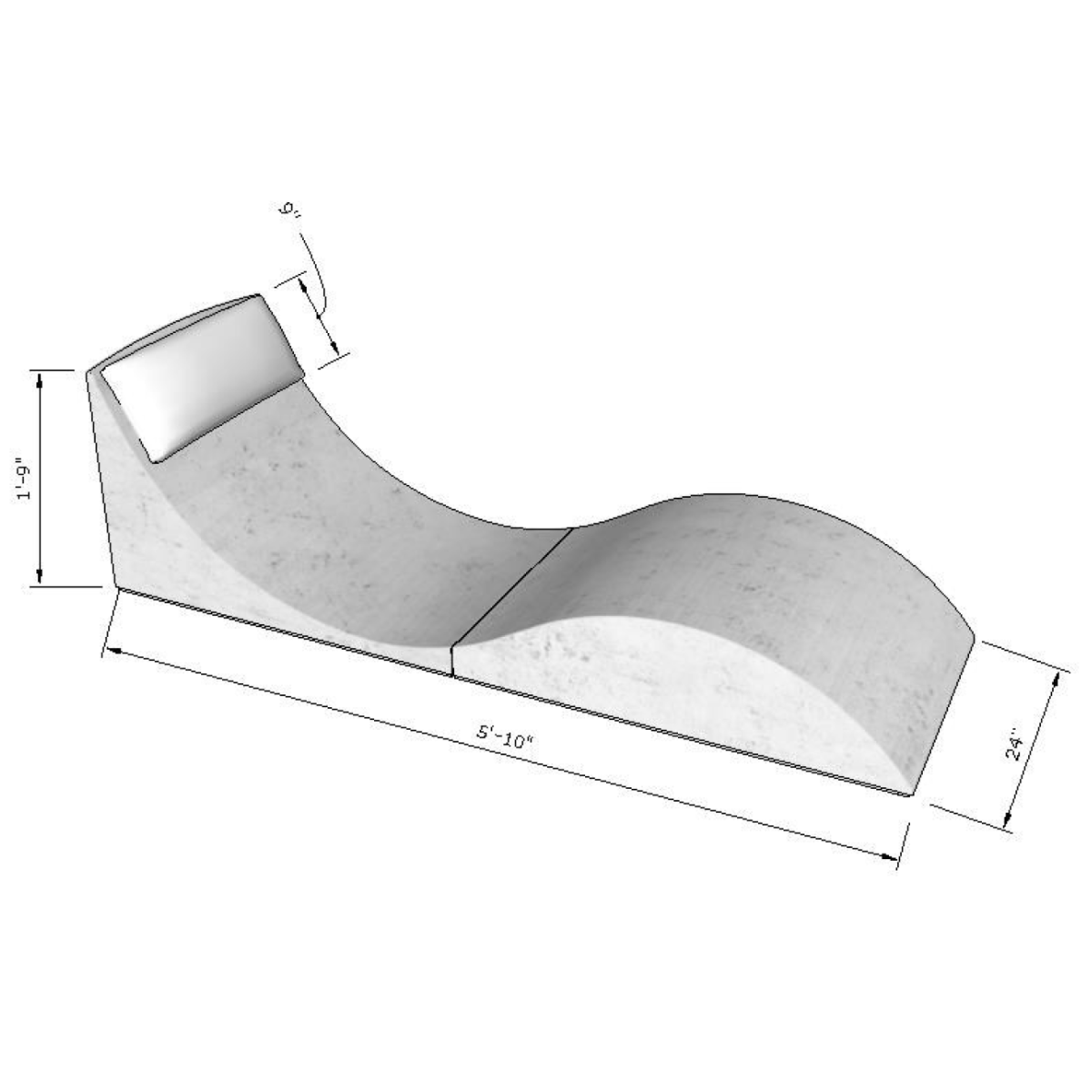curve-resort-chaise-dimensions diagram