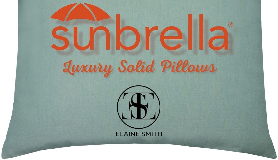 elaine-smith-solid-outdoor-pillow sunbrella