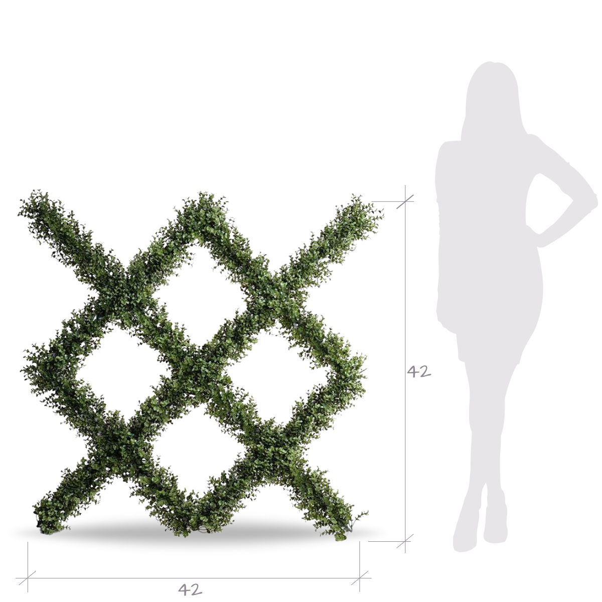 faux-boxwood-diamond-trellis-enduraleaf-expalier