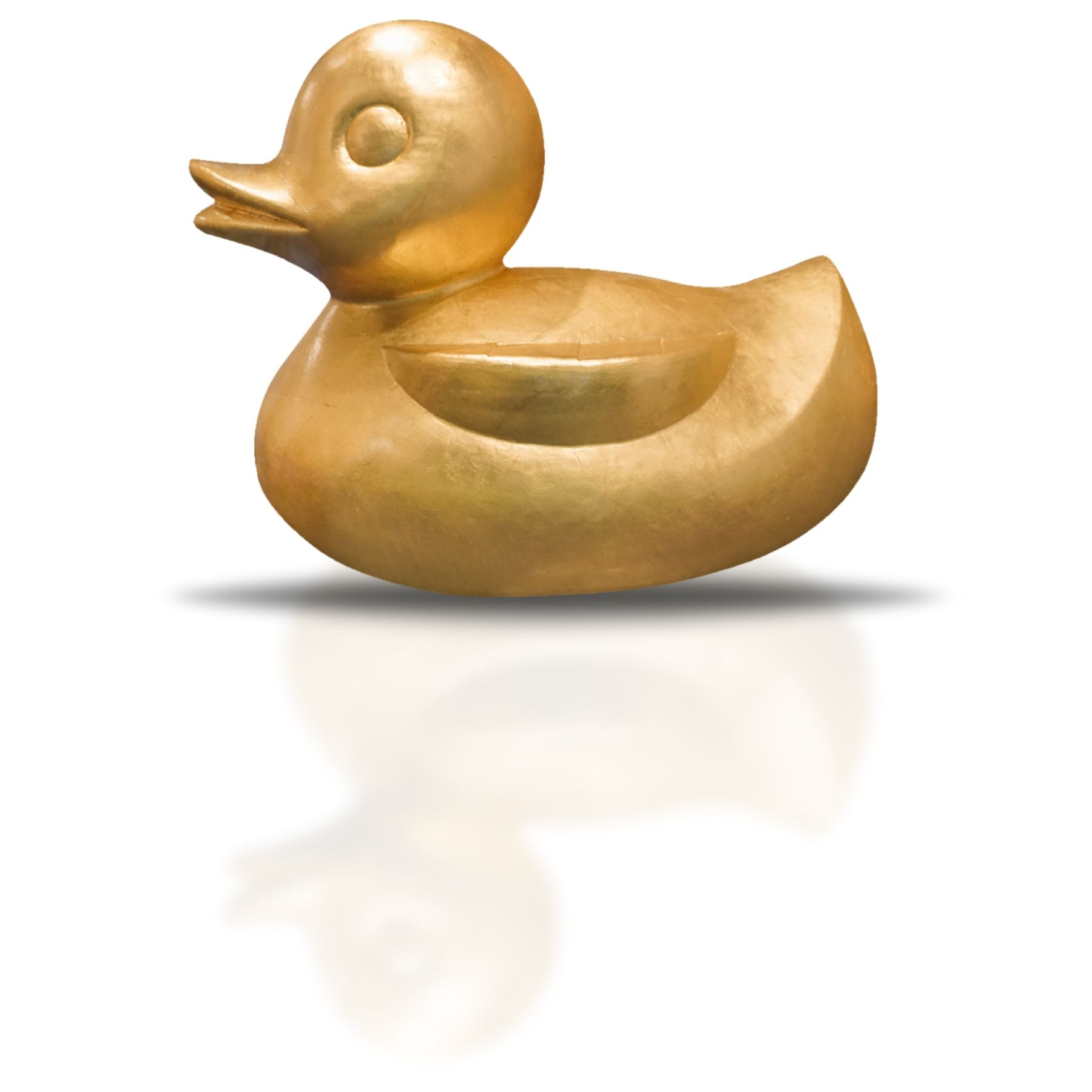 gold-leaf-interior-duck-art-piece