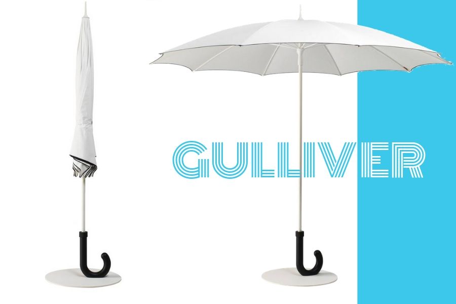 Gulliver Umbrella Opened and Closed