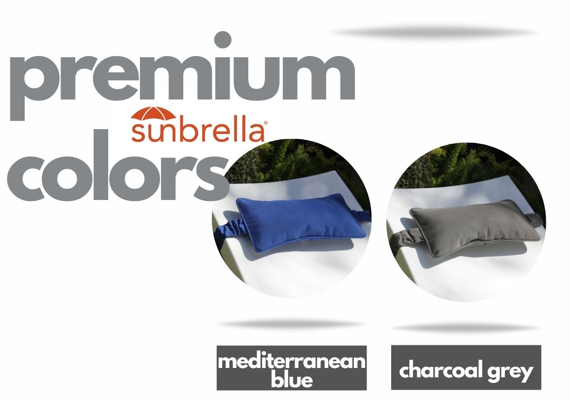 headrest-pillow-ledge-lounger mediterranean blue and charcoal grey