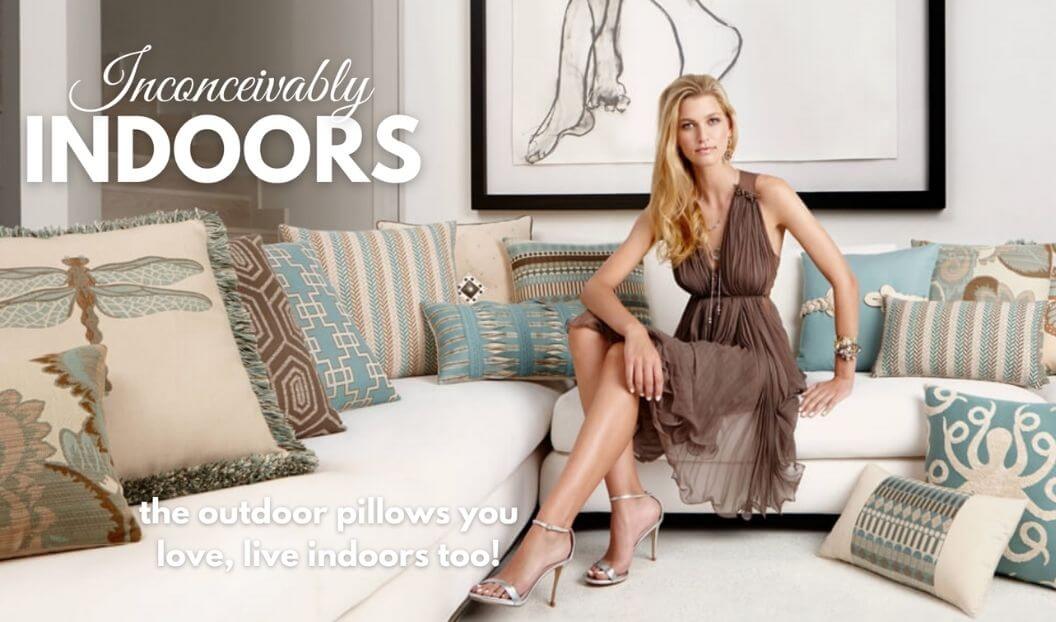 Can You Use Indoor Pillows Outdoors? - Plank and Pillow