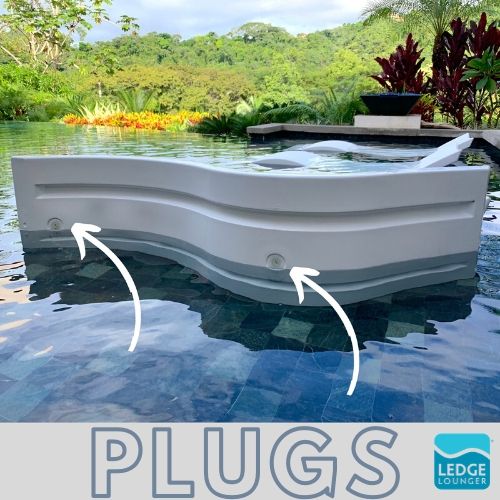 How to Fill a Ledge Lounger Chaise with Water? SHOP BOTANIK