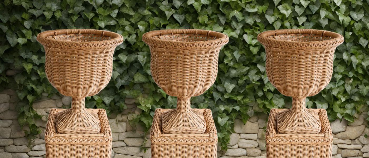 rattan-pedestal-and-braided-urn