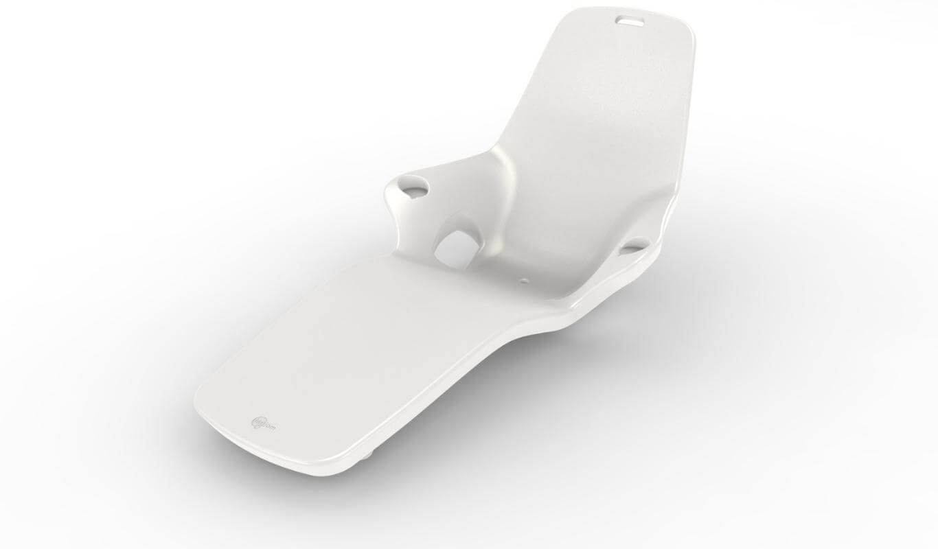 shayz-white-single-unit-no-riser for tanning ledge chair