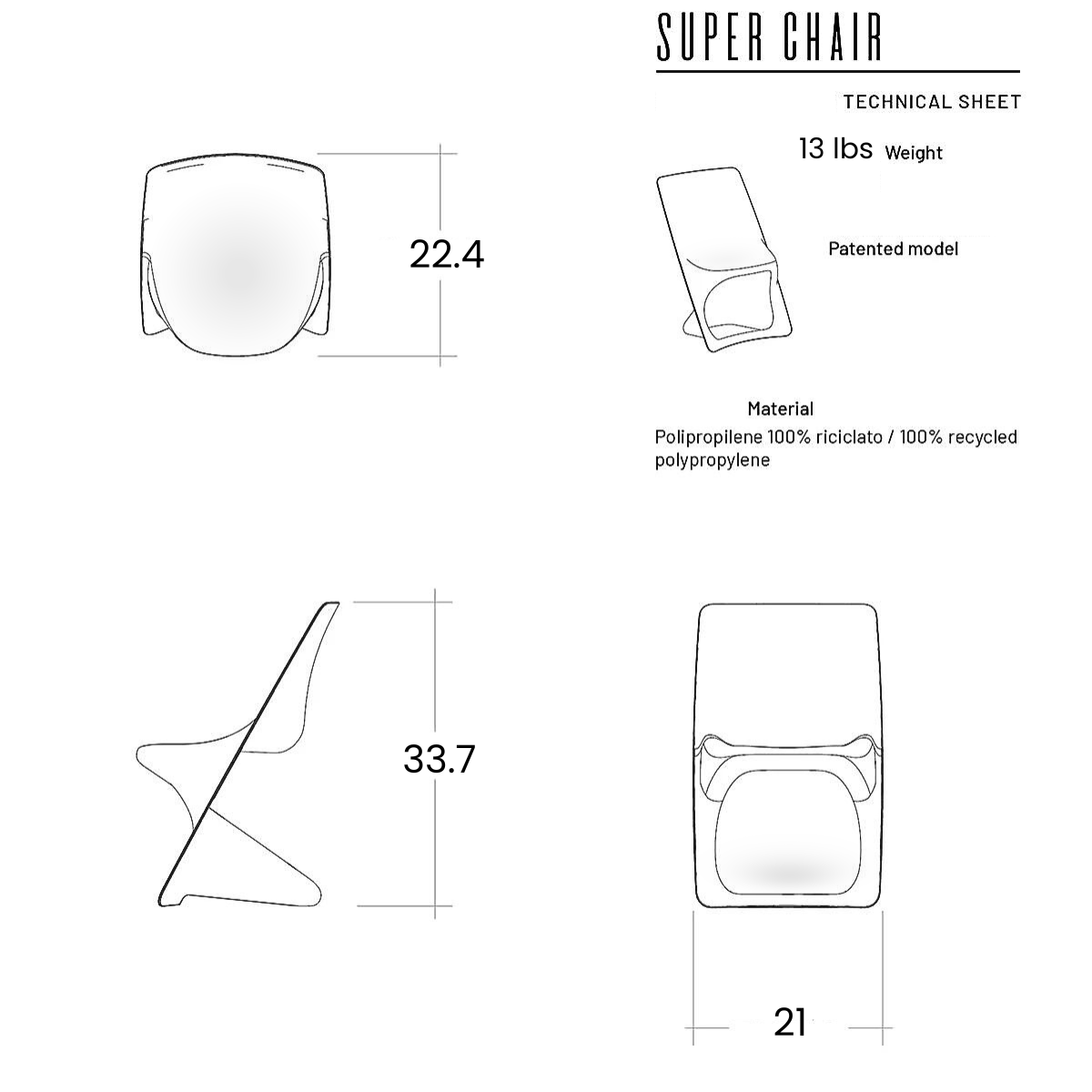 superchair-dimensions