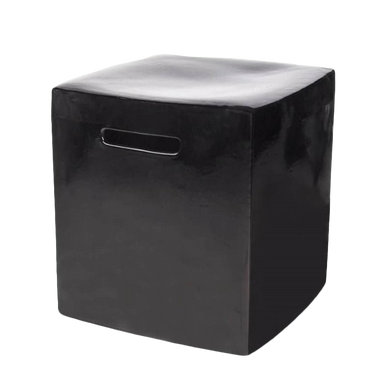 Hampton Square Porcelain Garden Stool
