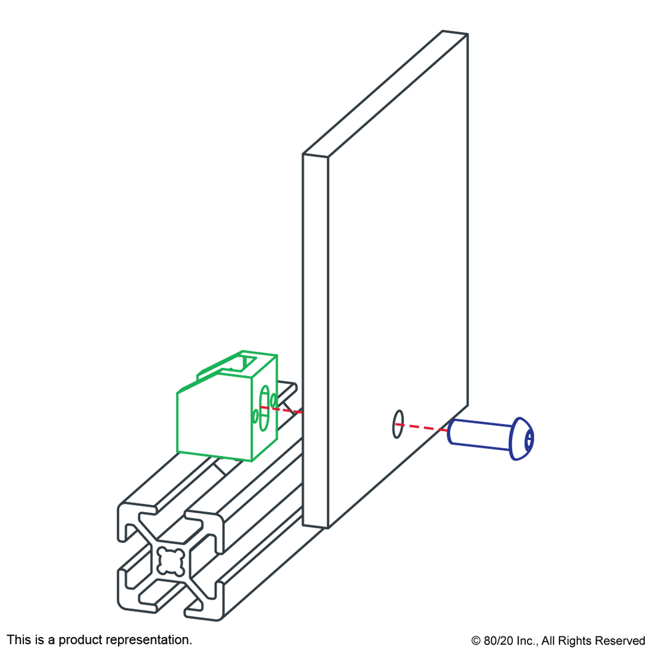 14186 15 & 40 Series Dropin Lite Panel Mount Block CPI Automation