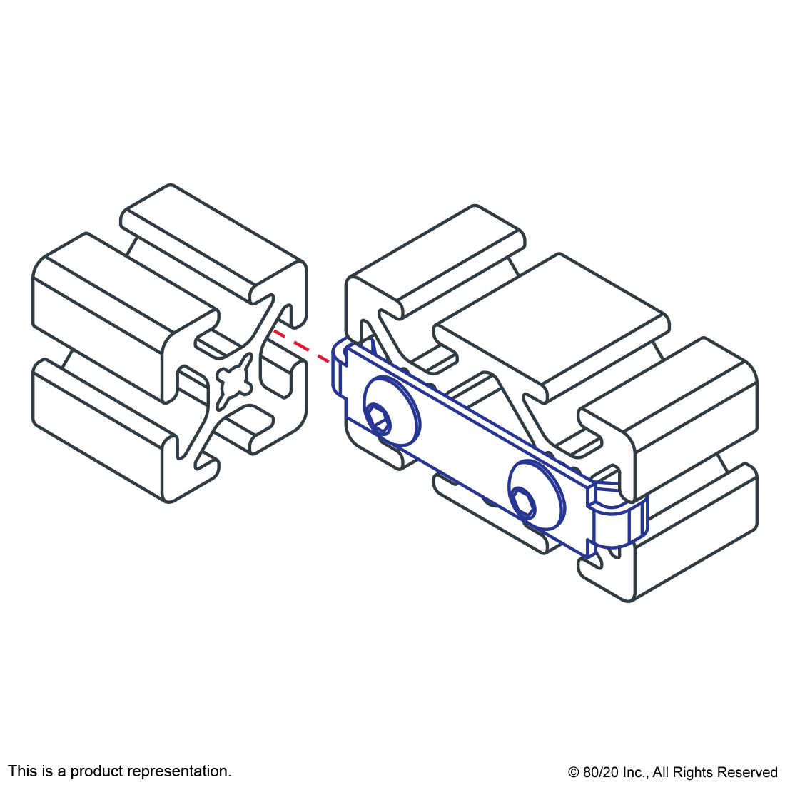 3902 | Double End Fastener, M8 | CPI Automation
