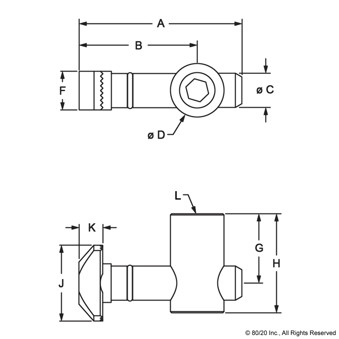 13194 30 Series Central Connector Vertical Orientation CPI Automation