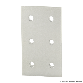 40-4366 | 40 Series 6 Hole - Rectangular Flat Plate - Image 1