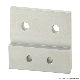 4523 | 10 to 15 Series 4 Hole - Rectangular Transition Flat Plate with Flush Offset - Image 1