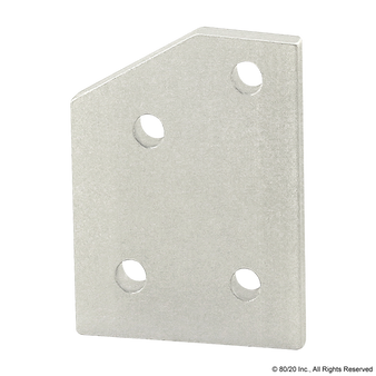 4143 | 10 Series 4 Hole - 30 Degree Angled Flat Plate - Image 1