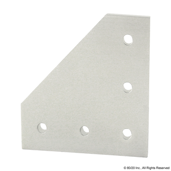 4351 | 15 Series & Ready Tube 5 Hole - 90 Degree Angled Flat Plate - Image 1