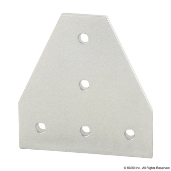 40-4340 | 40 Series 5 Hole - Tee Flat Plate - Image 1