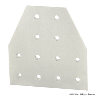 40-4325 | 40 Series 12 Hole - Tee Flat Plate - Image 1