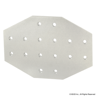 40-4370 | 40 Series 16 Hole - Cross Flat Plate - Image 1