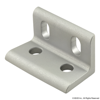 25-4260 | 25 Series 4 Hole - Wide Slotted Inside Corner Bracket - Image 1