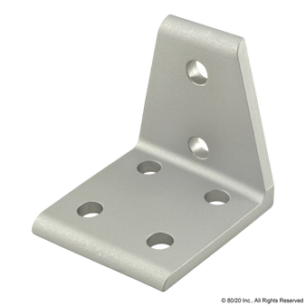 25-4111 | 25 Series 6 Hole - Center Inside Corner Bracket - Image 1