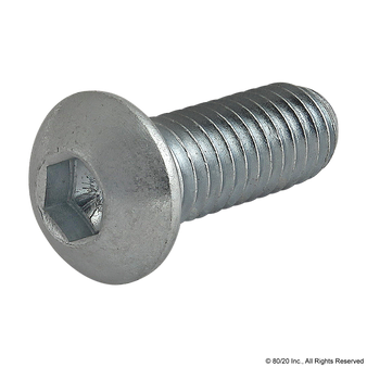 19-6316 | M6 x 16.00mm Button Head Socket Cap Screw (BHSCS) - Image 1