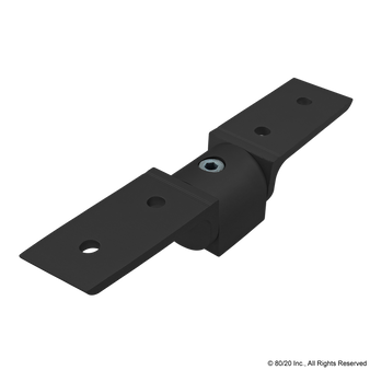 40-4354-Black | 40 Series 90 Degree Standard Structural Pivot Assembly with Dual "L" Arms - Image 1