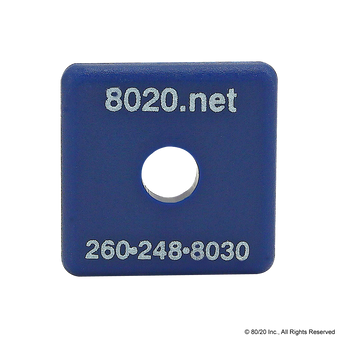 2030BLU | 15 Series End Cap with Push-In Fastener - Image 1