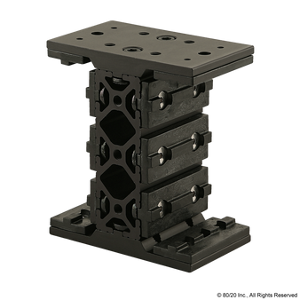 6878-Black | 15 Series Short - Double Mount Unibearing™ Assembly - Image 1