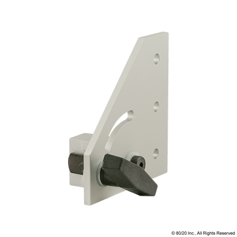 4142 | 10 Series 90 Degree Left Hand Pivot Bracket Assembly with "T" Handle - Image 1