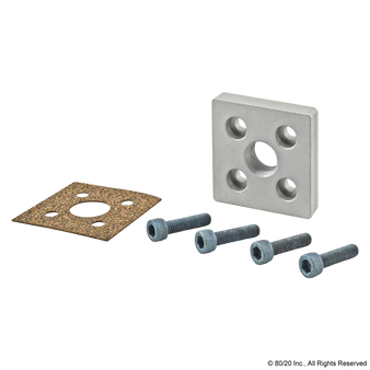 25-2159 | 25 Series 5-Hole Square Pressure Manifold Feed Plate - Image 1