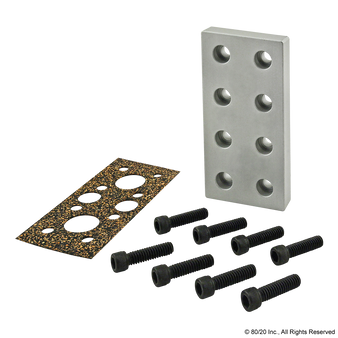 2448 | 10 Series 8-Hole Pressure Manifold Stopper Plate - Image 1