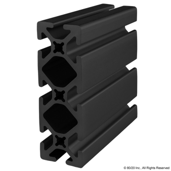 1545-S-Black-FB | T Slotted Aluminum Profiles | CPI Automation - Image 1