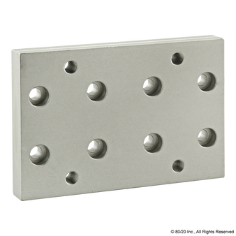 40-2147 | 40 Series Heavy-Duty Flange Mount Caster Base Plate - Image 1