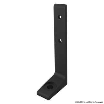 2414-Black | 10 Series 1" Economy Floor Mount Base Plate 