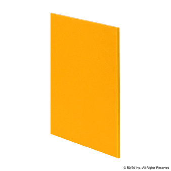 2657 | HDPE Panel: .220 - .236" Thick, Yellow - Image 1